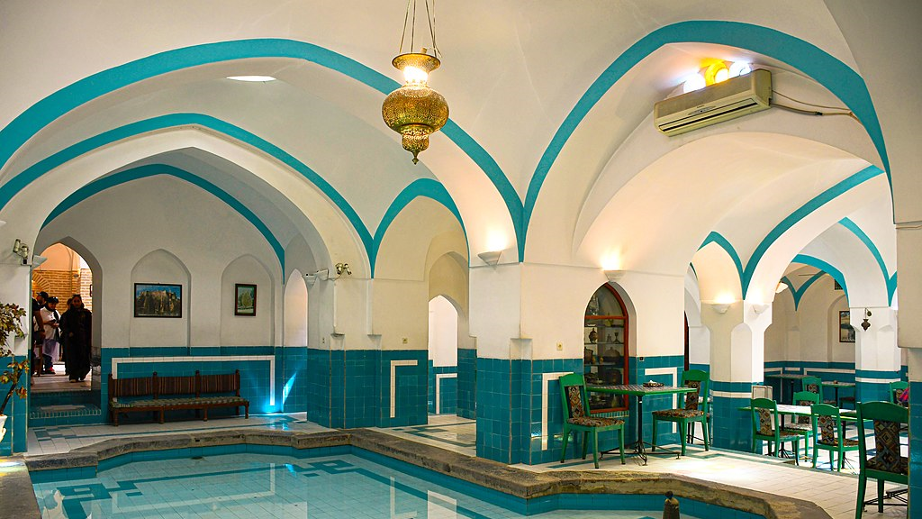 Hammam Khan Yazd, izložba inženjerskih detalja za izgradnju javne zgrade